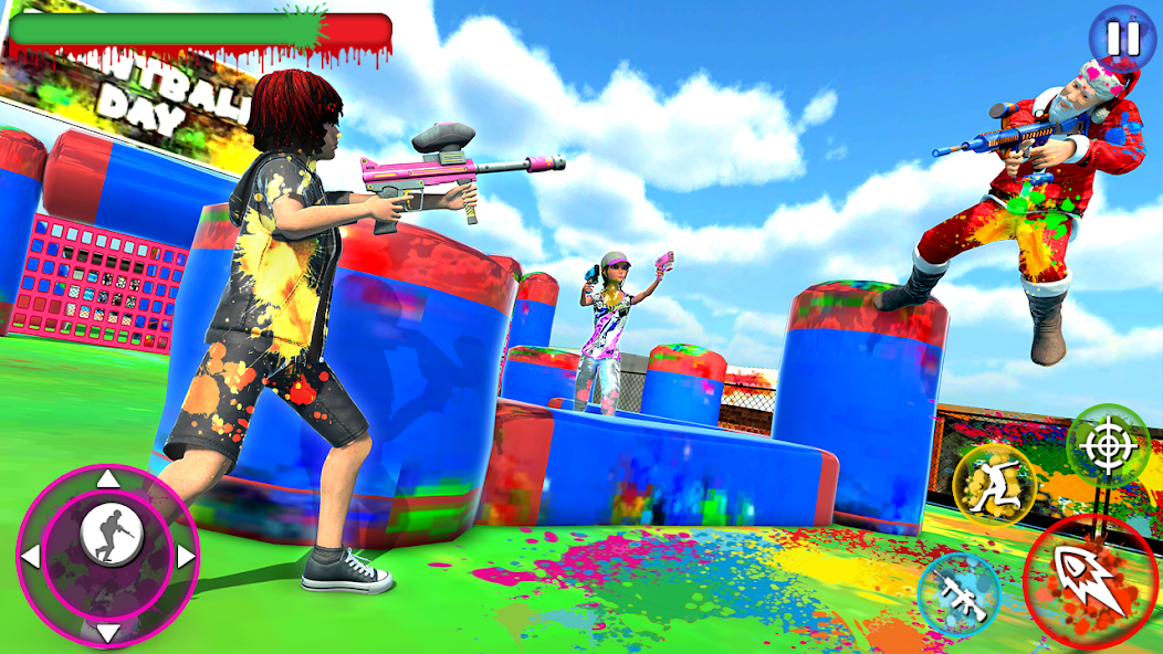 Color Shooting Paintball: Paintball Shooting Arena 7 APK + Мод (Unlimited money) за Android