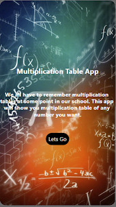 Multiplication Tables by Eli