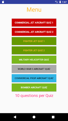 Planespotter Quiz - Screenshot 1