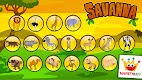 screenshot of Savanna - Puzzles and Coloring