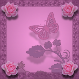 Roses and Butterfly Lavender icon