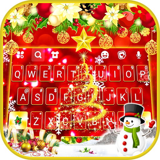 Baixar Gold Red Christmas Theme para Android