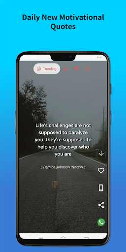 Android application Motivational Quote Reminder screenshort