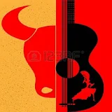 Flamenco guitar icon