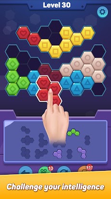 Hexagon Block Puzzleのおすすめ画像4