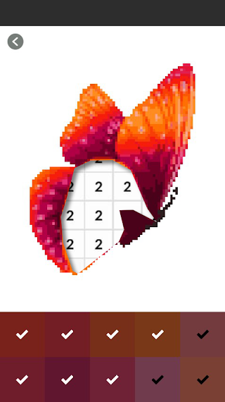 Butterfly Art Picture Coloring - Screenshot 3