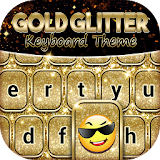 Gold Glitter Keyboard Theme icon