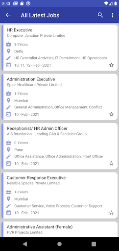 Daily Walkins - IT jobs Screen 3