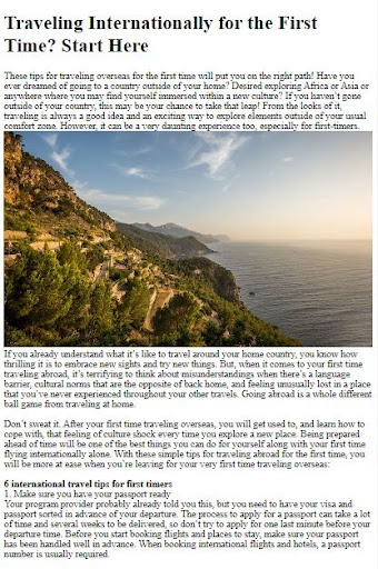 How to Travel ekran görüntüsü