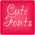Cute Fonts for FlipFont® Free10.1