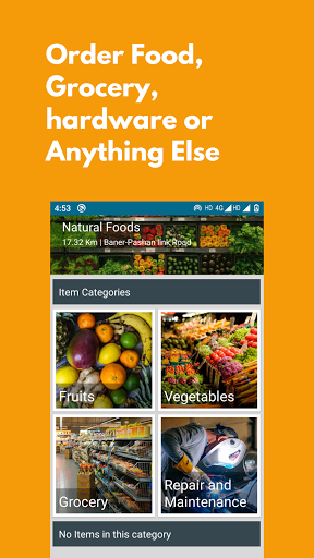 Sarthika Market - Food delivery and local shopping