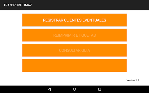Transporte IMAZ Screen 2