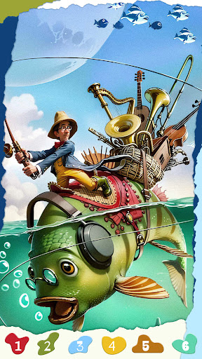 Abstract Surreal Coloring Game screenshot 6