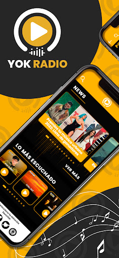 Android application Yok Radio screenshort