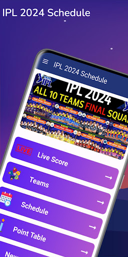 Android application Ipl Live Score screenshort