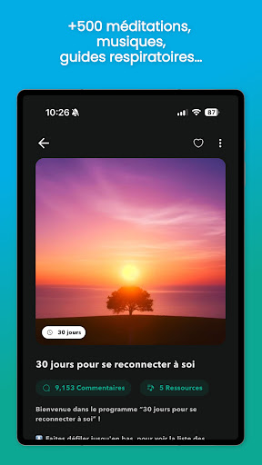 Screenshot of Gaia Meditation: Well-being