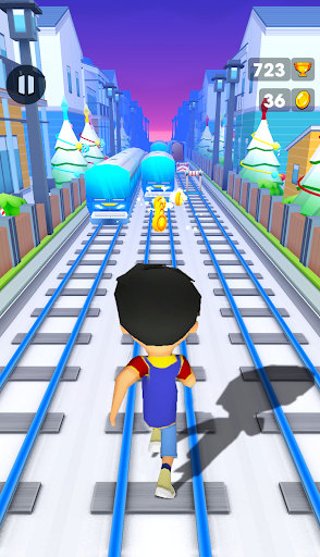 Android application Vir Hero the Robot: Run Game screenshort