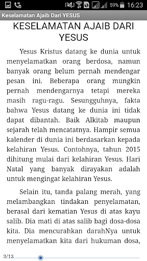 Keselamatan Ajaib Dari YESUS Screen 3