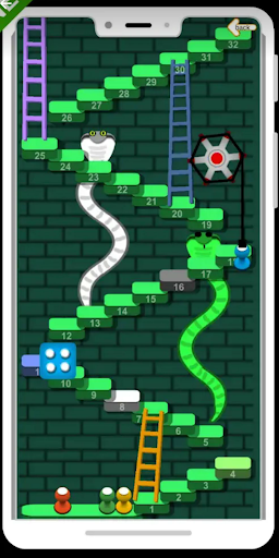 Android application Snakes and Ladders Saga Battle screenshort