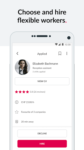 Android application Coople for Business screenshort