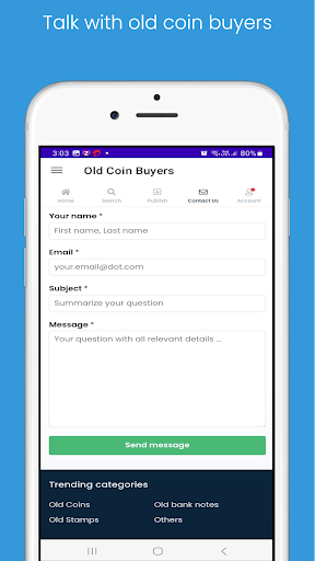 Old Coin Marketplace: Sell now Screen 3