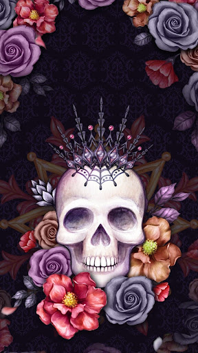 Android application Skulls & Bones Wallpapers screenshort