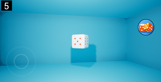 Android application Virtual Physics Dice 3D screenshort