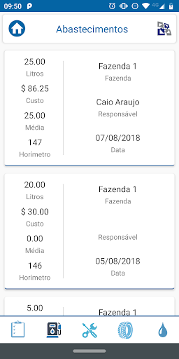 Machine Status Reader Screen 3