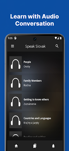 Android application Fast - Speak Slovak Language screenshort
