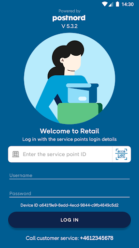 Android application PostNord Retail Agent screenshort