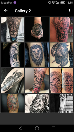 Lion Tattoo Screen 2