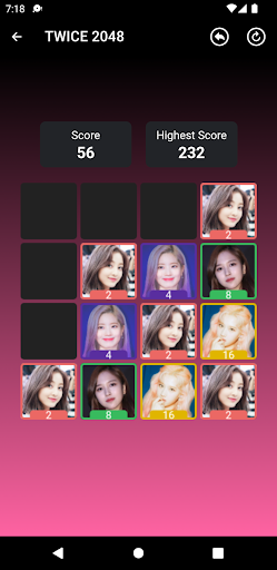 TWICE 2048 Game Screen 3