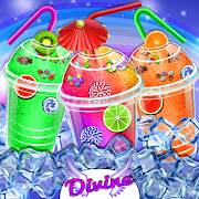 Frozen Rainbow Slushy Shop Ice Slush Maker Game