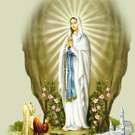 Virgen de Lourdes Oraciones logo