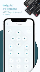 Remote for Insignia Roku TV 3