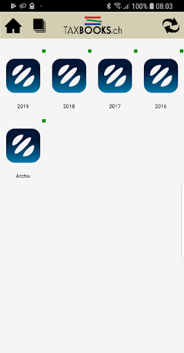 Android application Taxbooks X screenshort