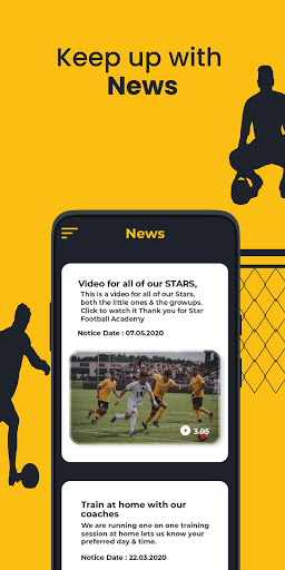 Android application Star Academies Coaches screenshort