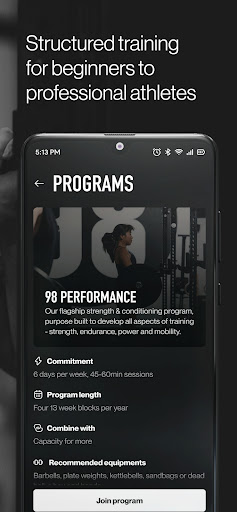 98 Training: Building Athletes Screen 2