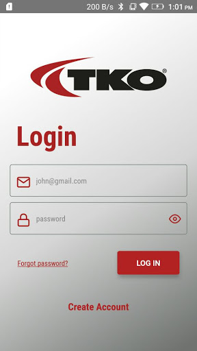 TKO Weight Scale Screen 2