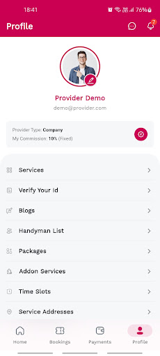 Hello Mam Partner Beauty App Screen 3