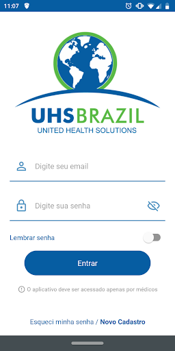Android application UHS Brazil - Médicos screenshort
