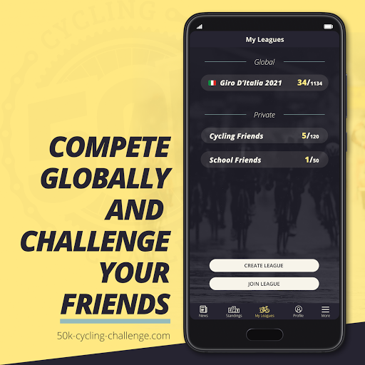 50k Cycling Challenge Screenshot 1 - AppWisp.com