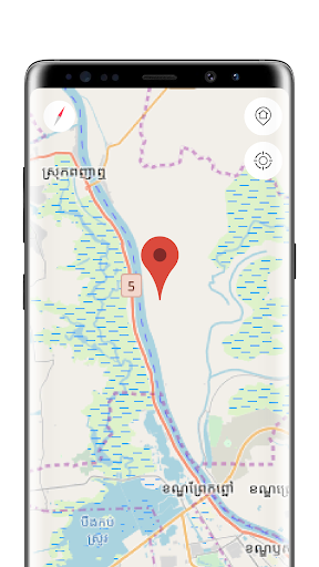 Phnom Penh Offline Map Screen 2