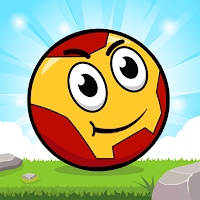 Red Hero Ball: Roller Ball 4
