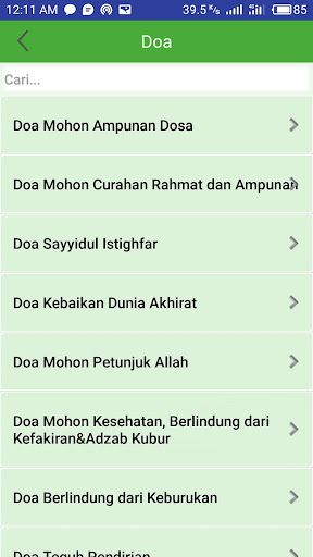 Doa-doa dari Quran dan Hadits Screen 3