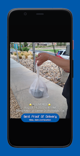 Camera: Proof of Delivery Screen 3