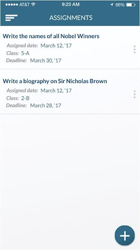 ICSK Teacher App Screen 2