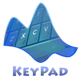 Silky blue Keypad Layout icon