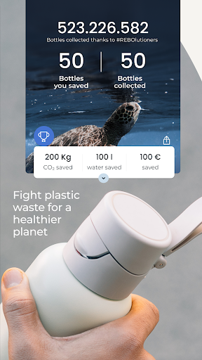 REBO Drink water, Save the sea Screen 2
