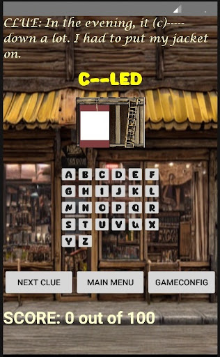 Hangman -- Vocabulary Builder Screen 3
